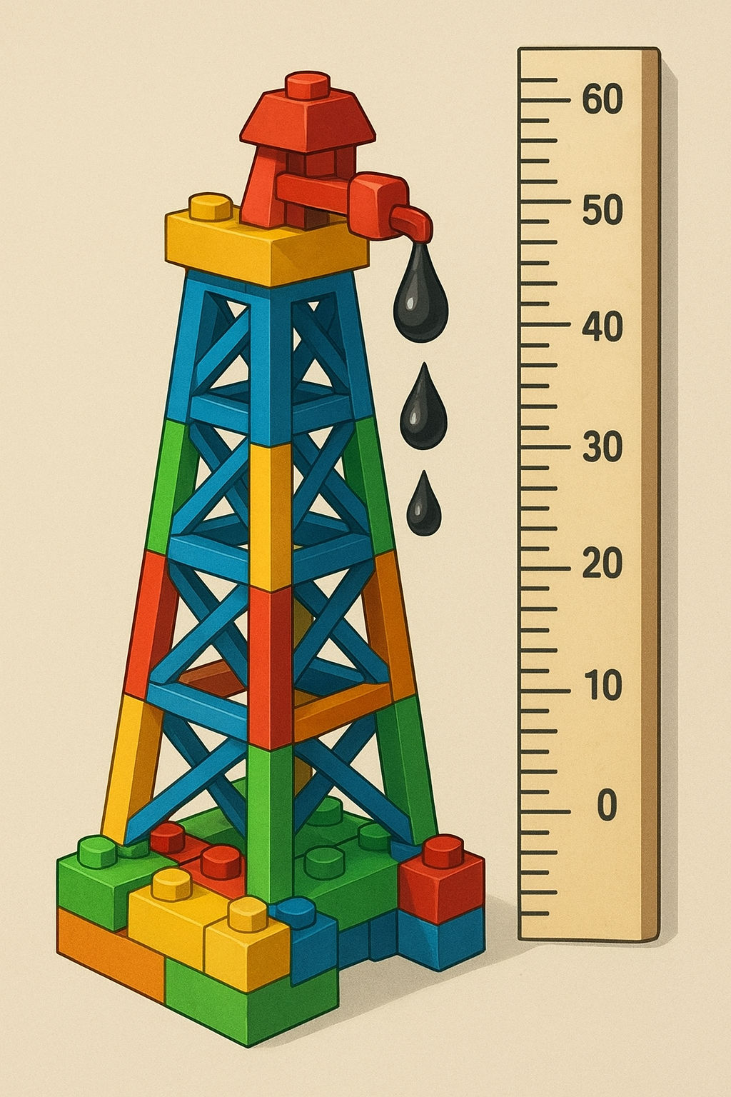 Ölproduktion - Baue mächtige Öltürme